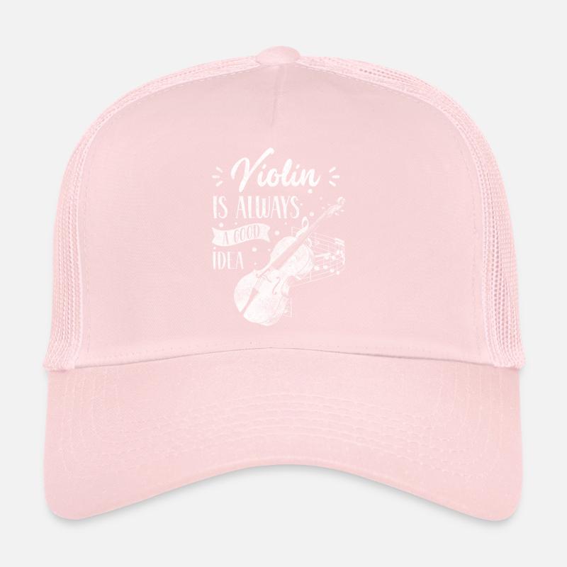 Violin Concert String Instrument Student Trucker Cap