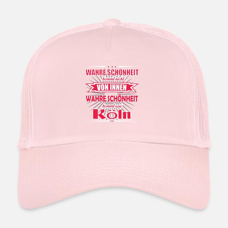 La vraie beauté vient de Cologne Design Casquette trucker 