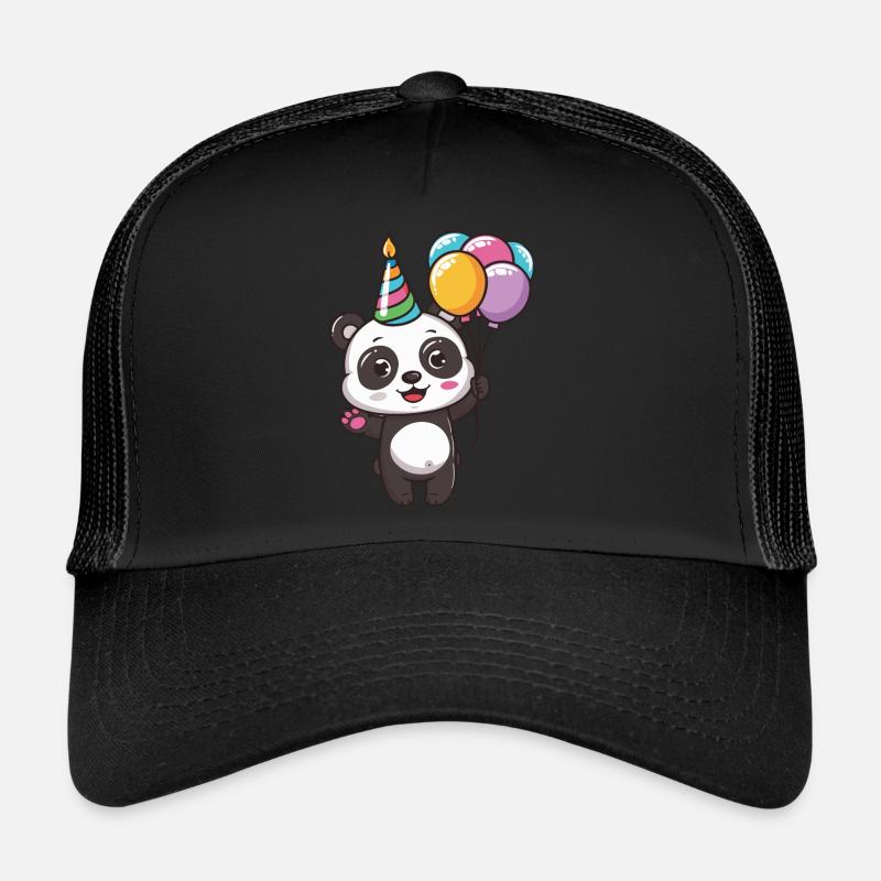 Panda Anniversaire Bande Dessinée Mignon Casquette trucker 