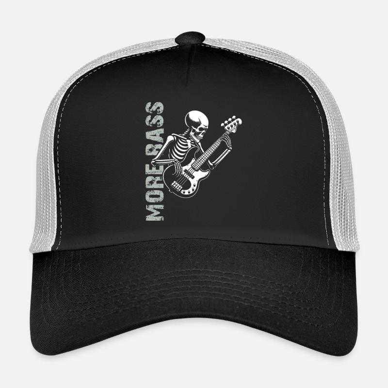 Plus Basse - Skeleton avec Basse Casquette trucker 