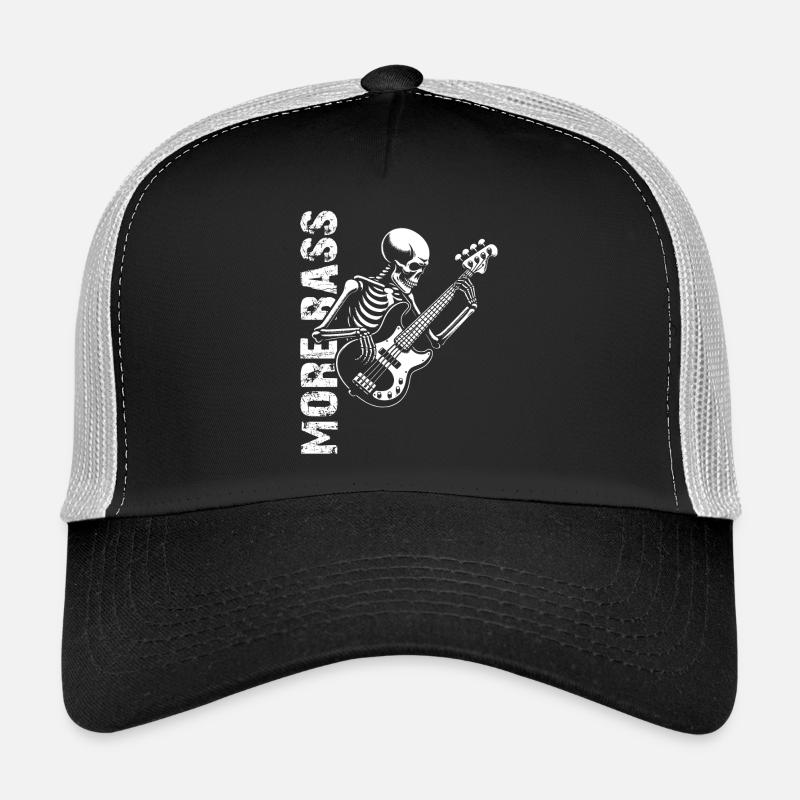 Plus Basse - Skeleton avec Basse Casquette trucker 