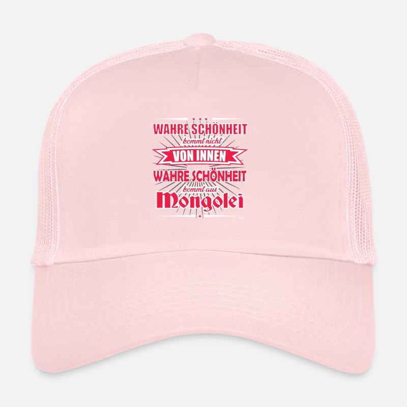 La vraie beauté vient du design mongol Casquette trucker 