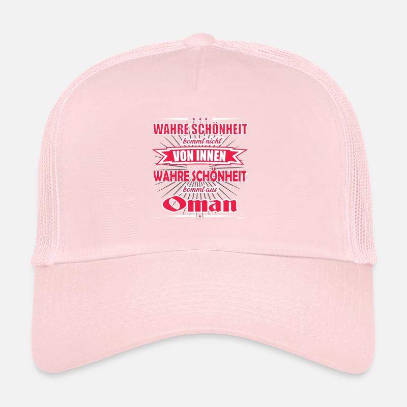 True beauty comes from Oman design Trucker Cap