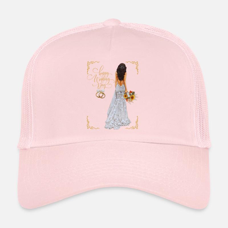 Happy Wedding Day Trucker Cap