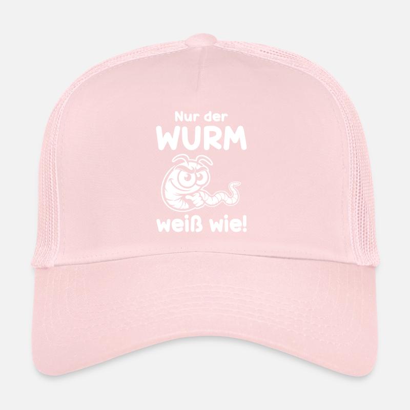 Seul le ver sait comment - Drôle de conception de ver de grenouille Casquette trucker 