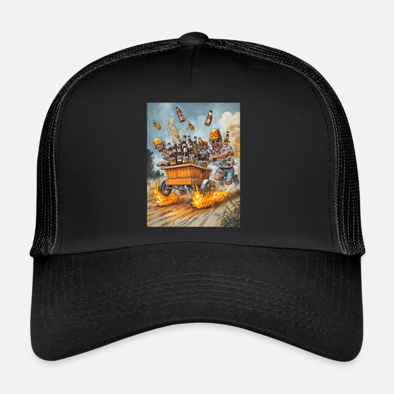 Boisson de la journée des hommes Alcool Cadeau Casquette trucker 