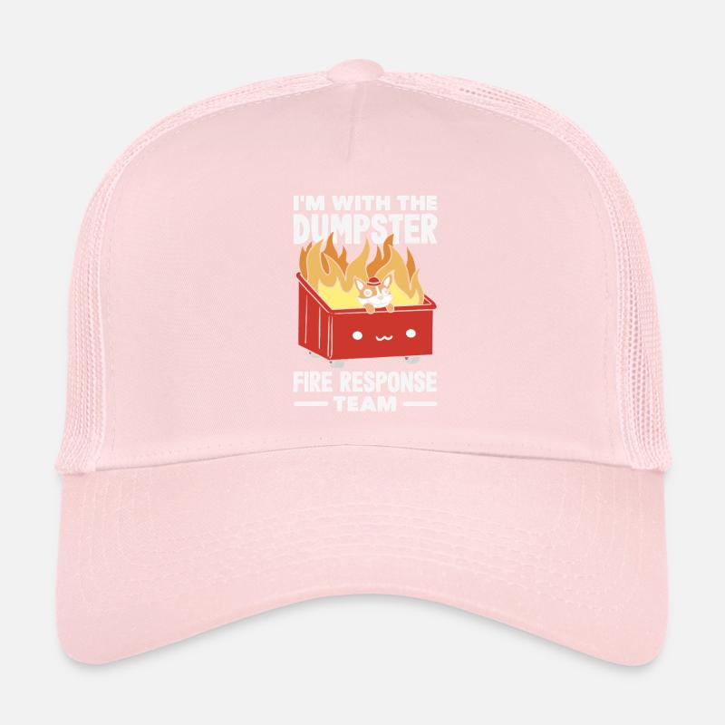 Dumpster Fire Response Team Leader Trucker Cap