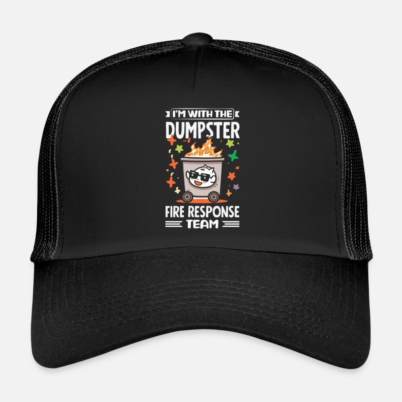 Müllcontainer Fire Response Team Leader Trucker Cap