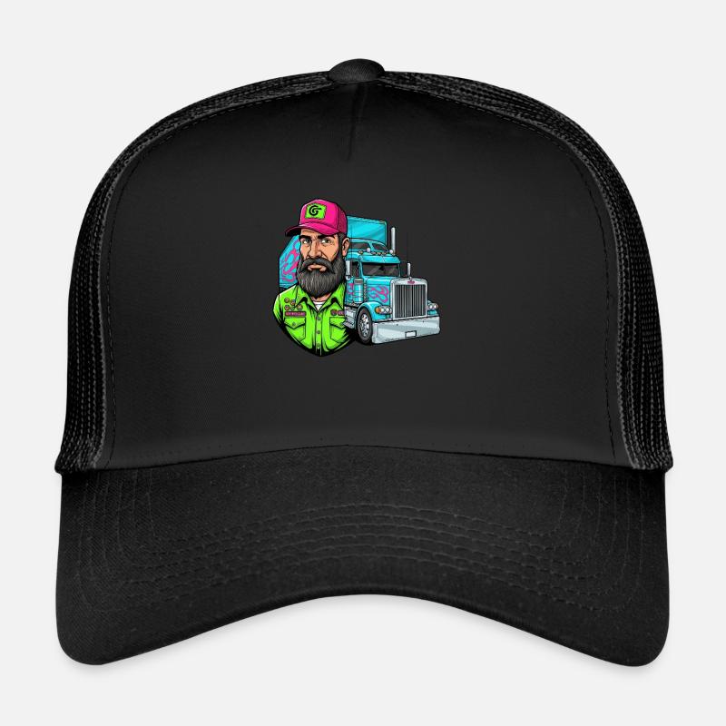 Harte Straße, cooler Typ: Dein Trucker Design! Trucker Cap
