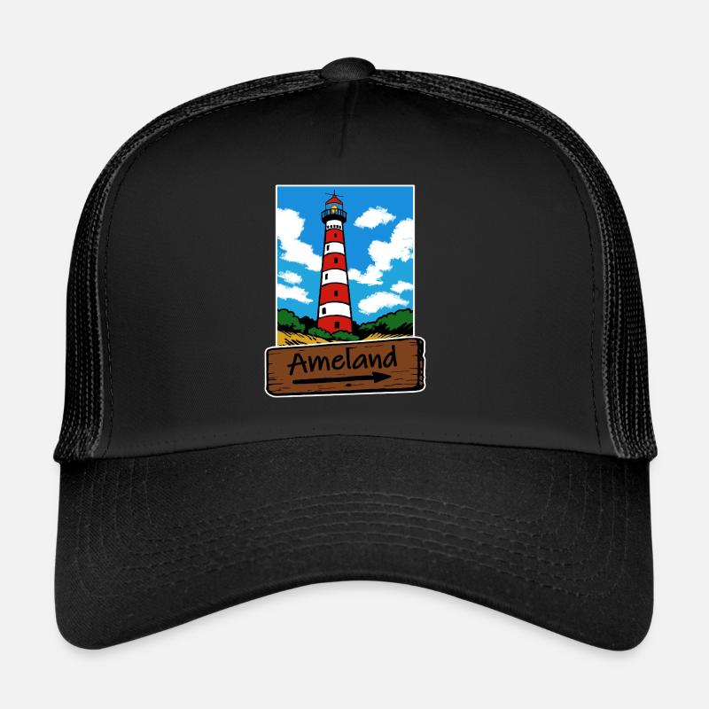 Vacances à Ameland Lighthouse Casquette trucker 