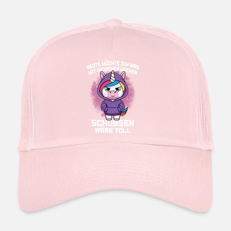 Heute Möchte Ich Was Mit Menschen Machen Einhorn Trucker Cap