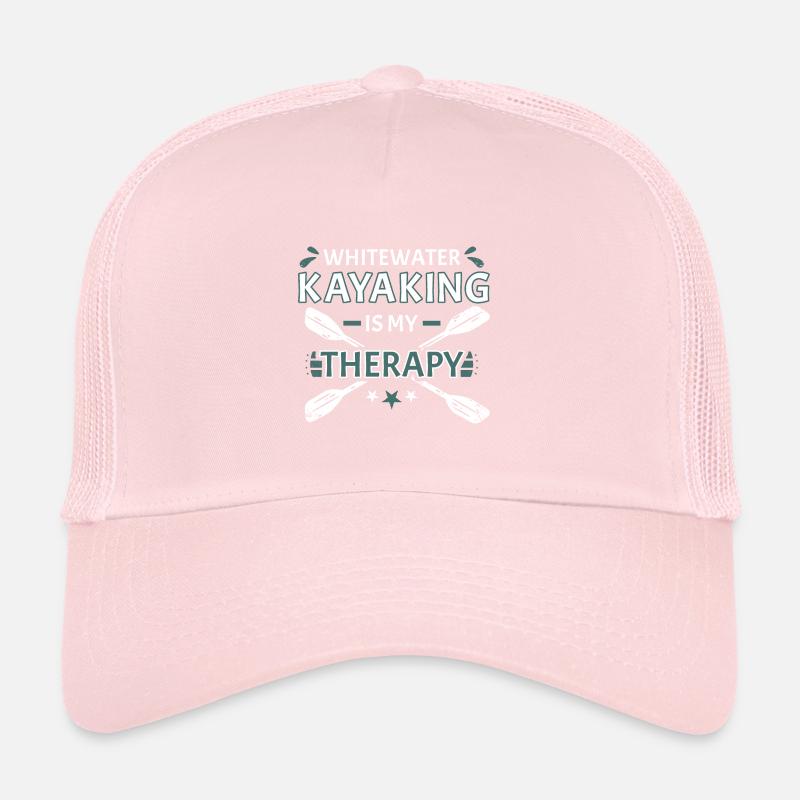 Whitewater Kayaking Is My Therapy Trucker Cap