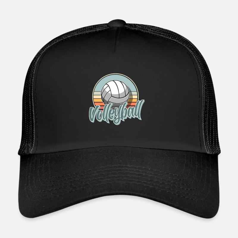 Volley-ball - Casquette trucker - noir/noir