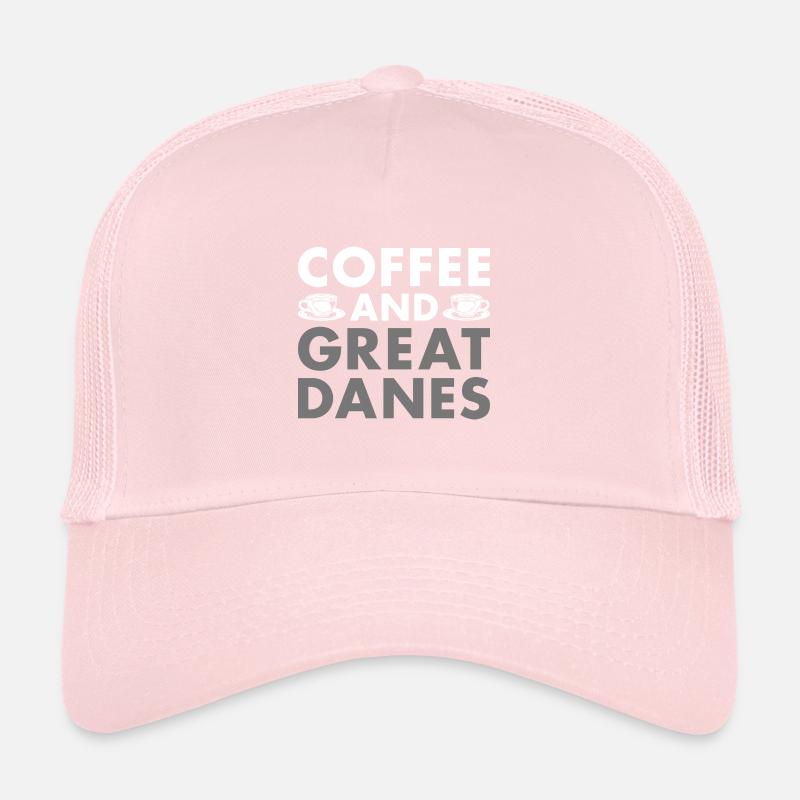 Coffee And Great Dane Trucker Cap