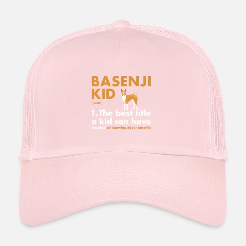 Dog Basenji Kid Definition Trucker Cap