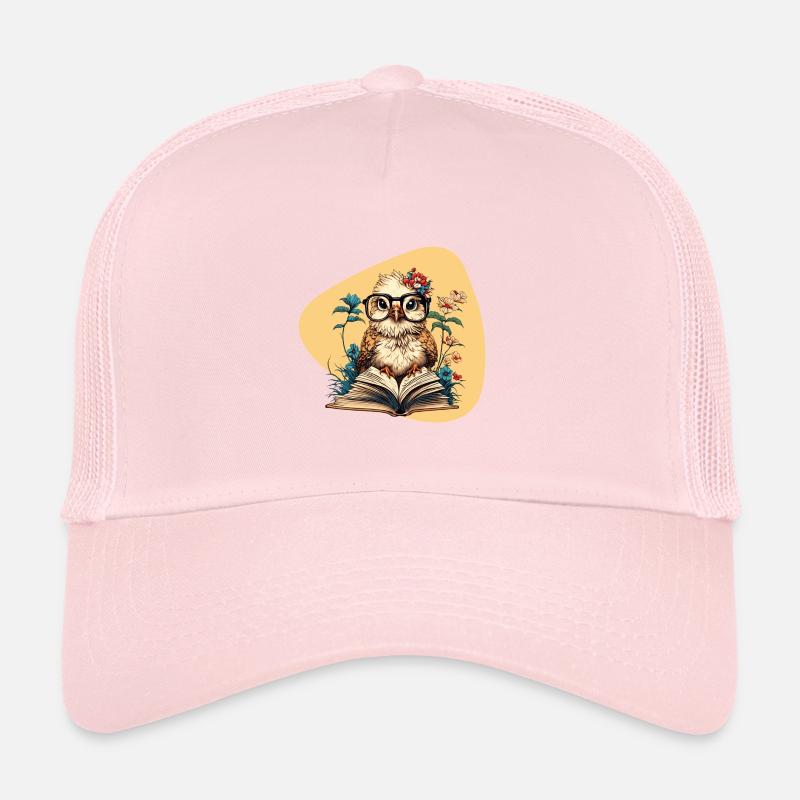 Owl with book Trucker Cap
