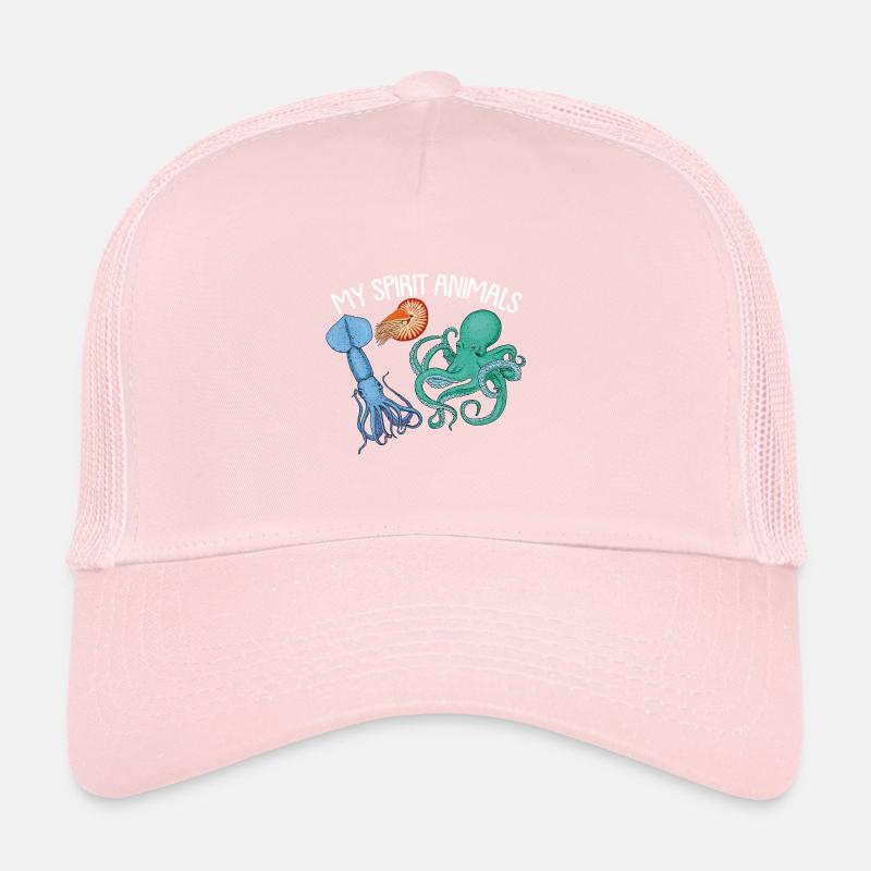 Céphalopode, pieuvre, pieuvre Casquette trucker 