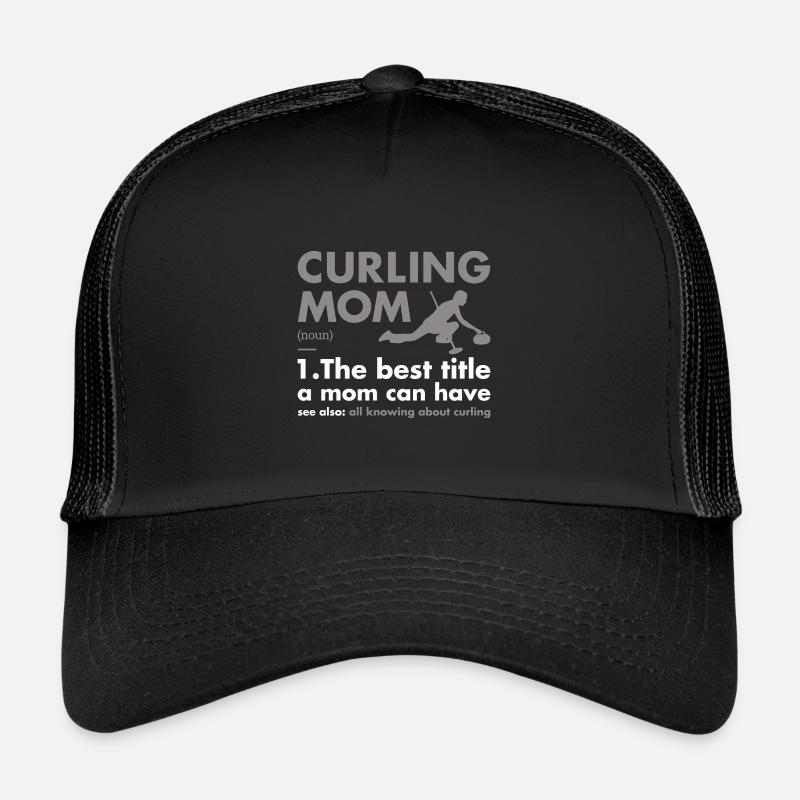 Sport Maman Définition Curling Casquette trucker 