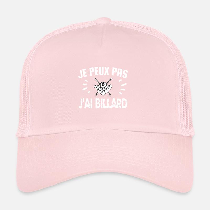 je peux pas j'ai billard Casquette trucker 