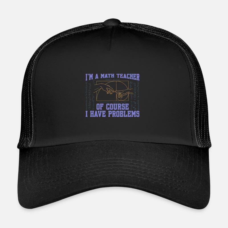 Nombre d’or Fibonacci Math Art Spirale Casquette trucker 