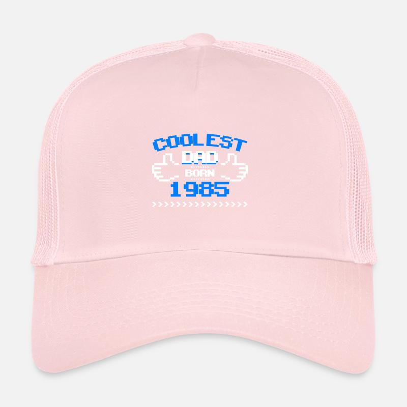 1985 Born Cool Dad Father's Day Gift Trucker Cap