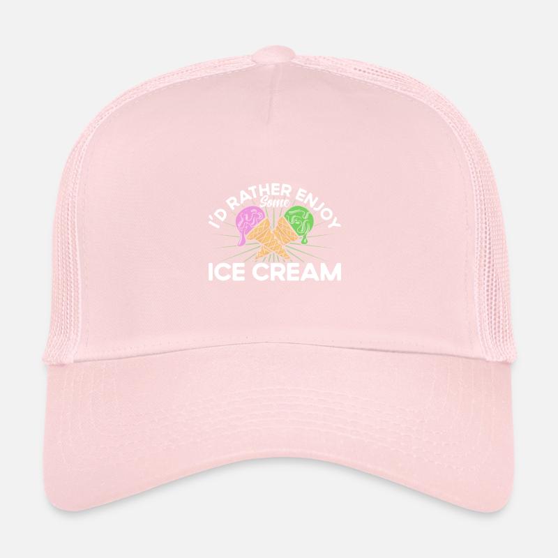 Je préfère profiter d’une glace à la crème glacée Casquette trucker 
