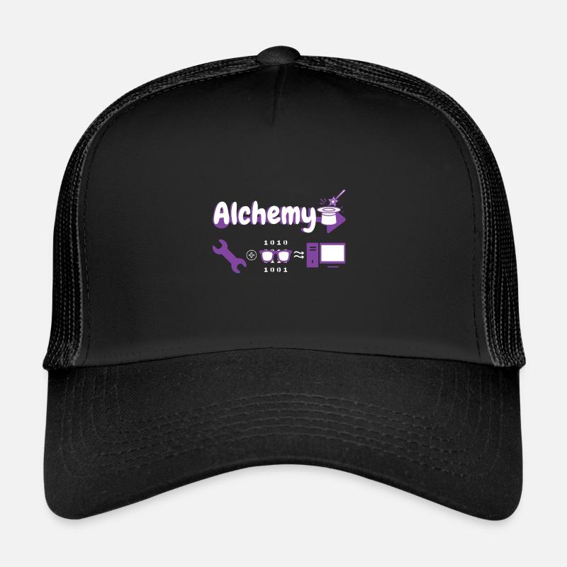Alchemy: tool + hacker = computer Trucker Cap