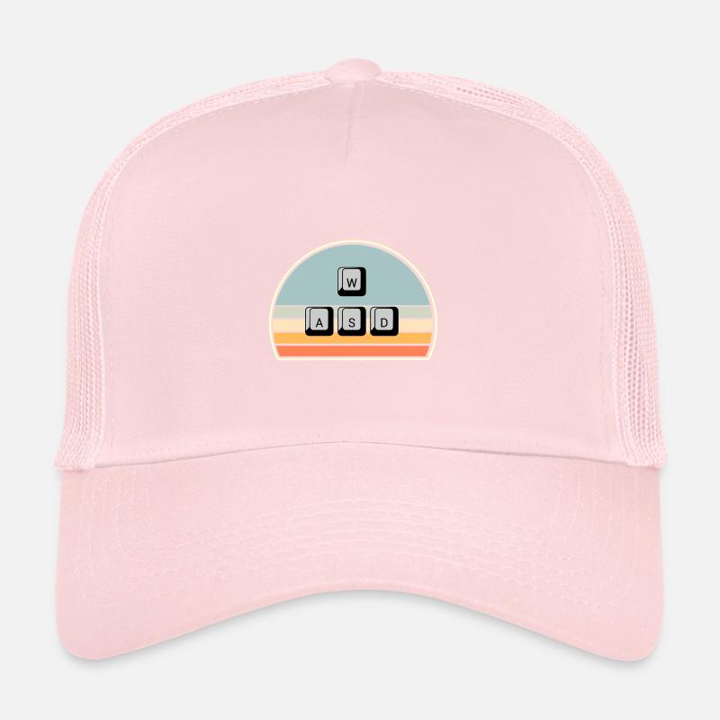 SOURIS clavier de jeu PC WASD Casquette trucker 