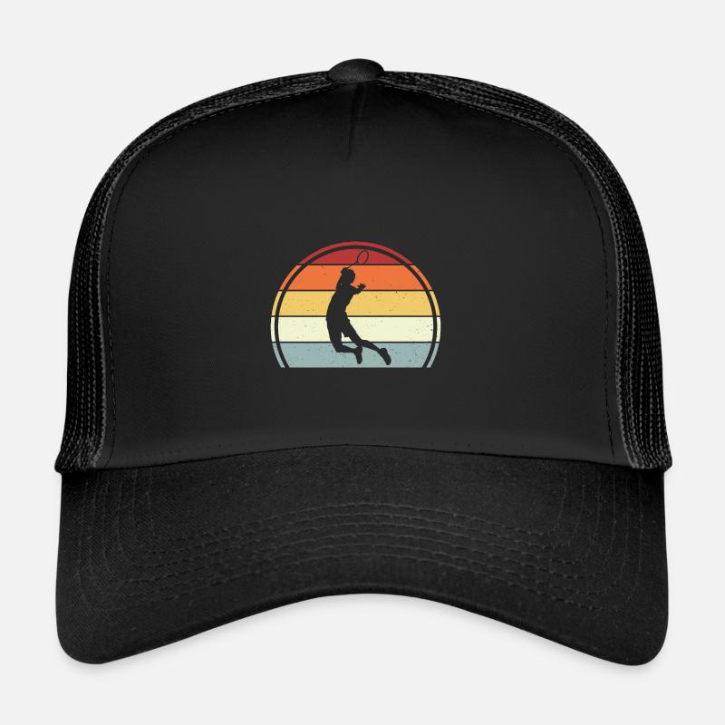 Badminton - Trucker Cap - Schwarz/Schwarz