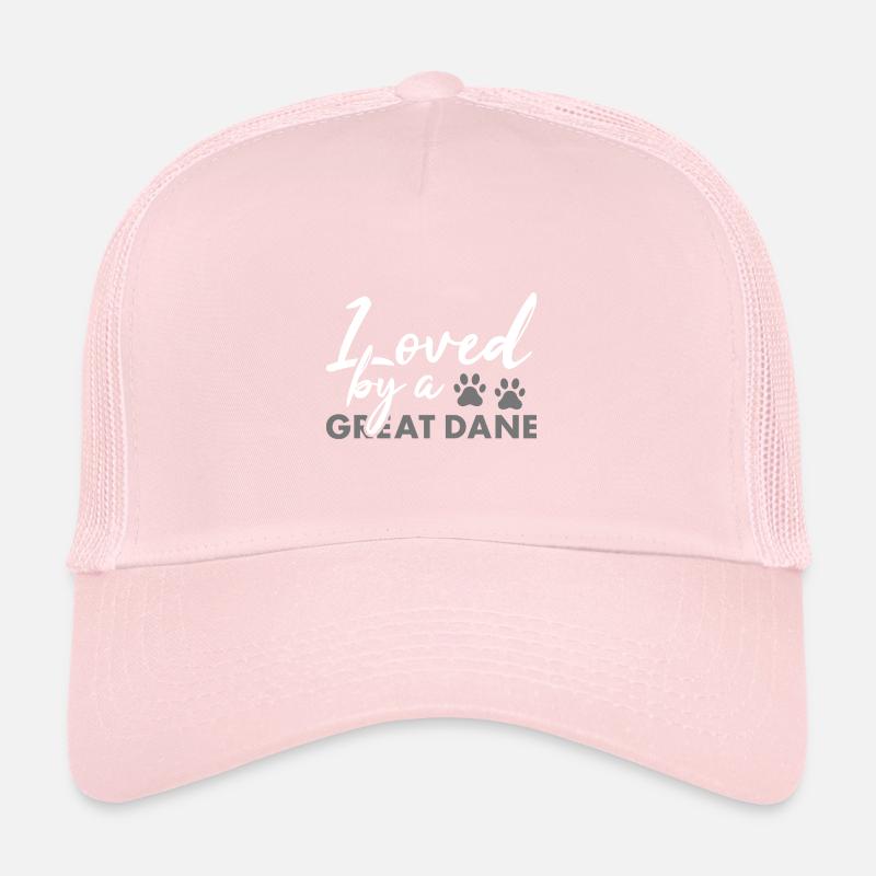 Loved By A Great Dane Trucker Cap