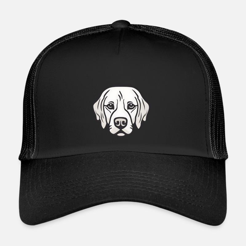 Treuer Blick - Trucker Cap - Schwarz/Schwarz