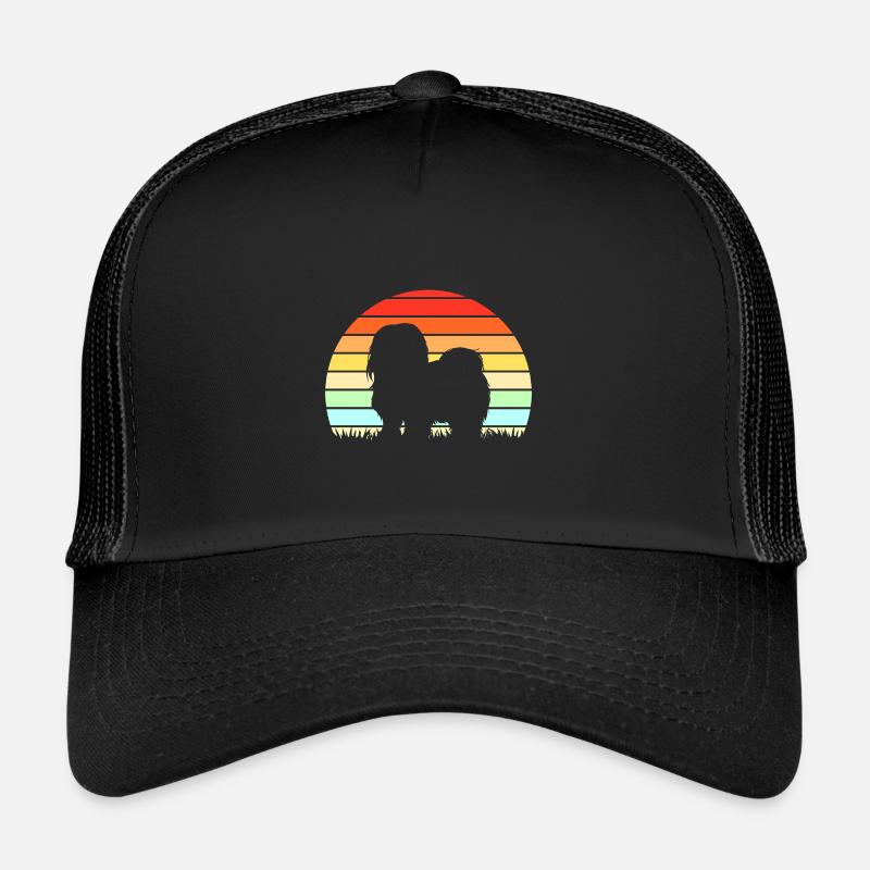 Lhasa Apso Dog Trucker Cap