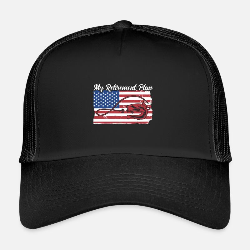 My Retirement Plan Catfish Fishing Gift Trucker Cap