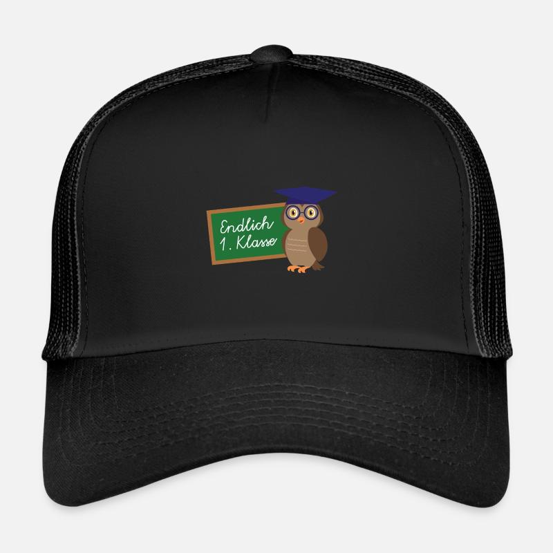 Endlich 1 Klasse Einschulung Schulanfang Schüler Trucker Cap
