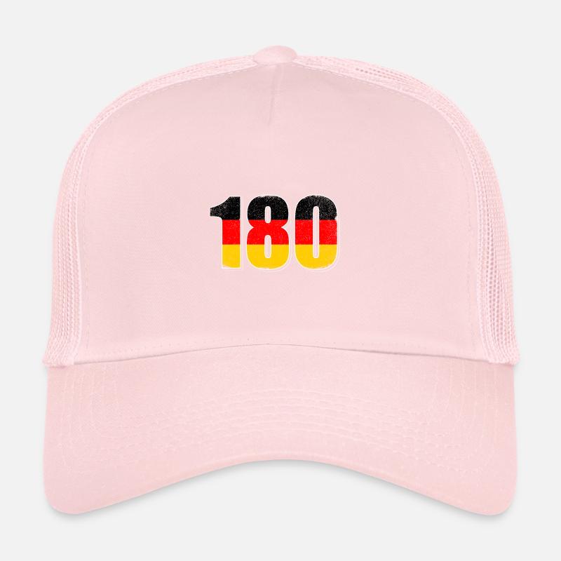 180 One Hundred and Eighty Darts German Flag Trucker Cap