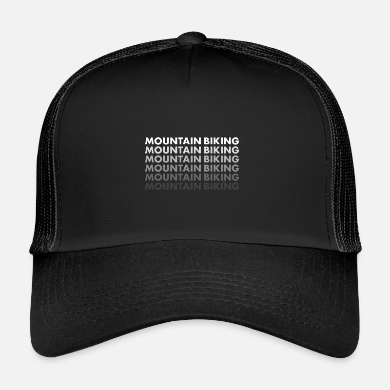 Biker Mountain Biking Trucker Cap