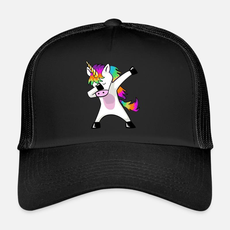 Dabbing Unicorn dabbendes Einhorn Dab Geschenkidee Trucker Cap