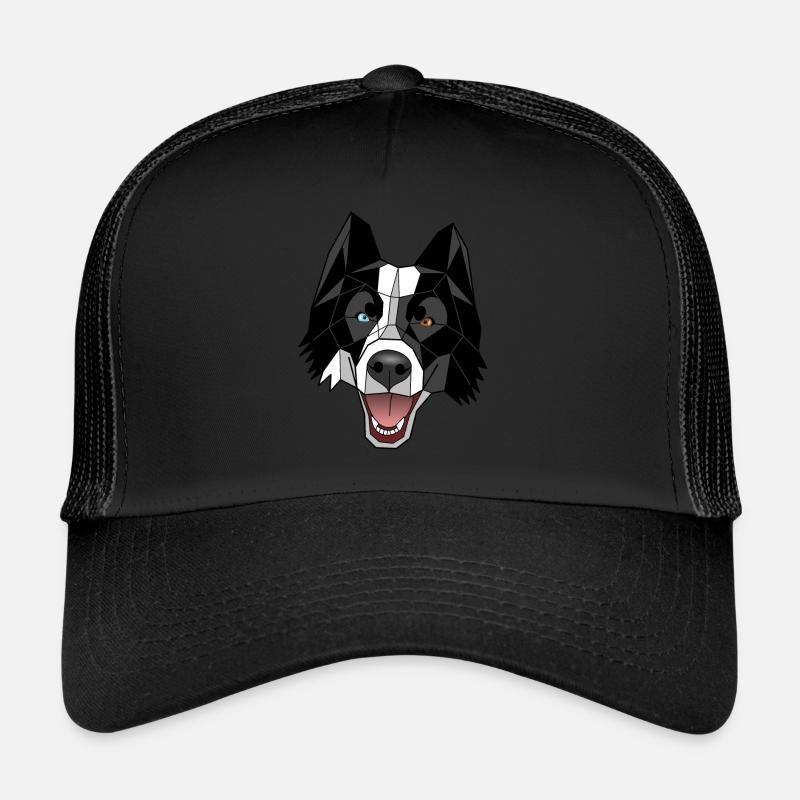 Laika aus Jakutien - Bogdan - Trucker Cap - Schwarz/Schwarz