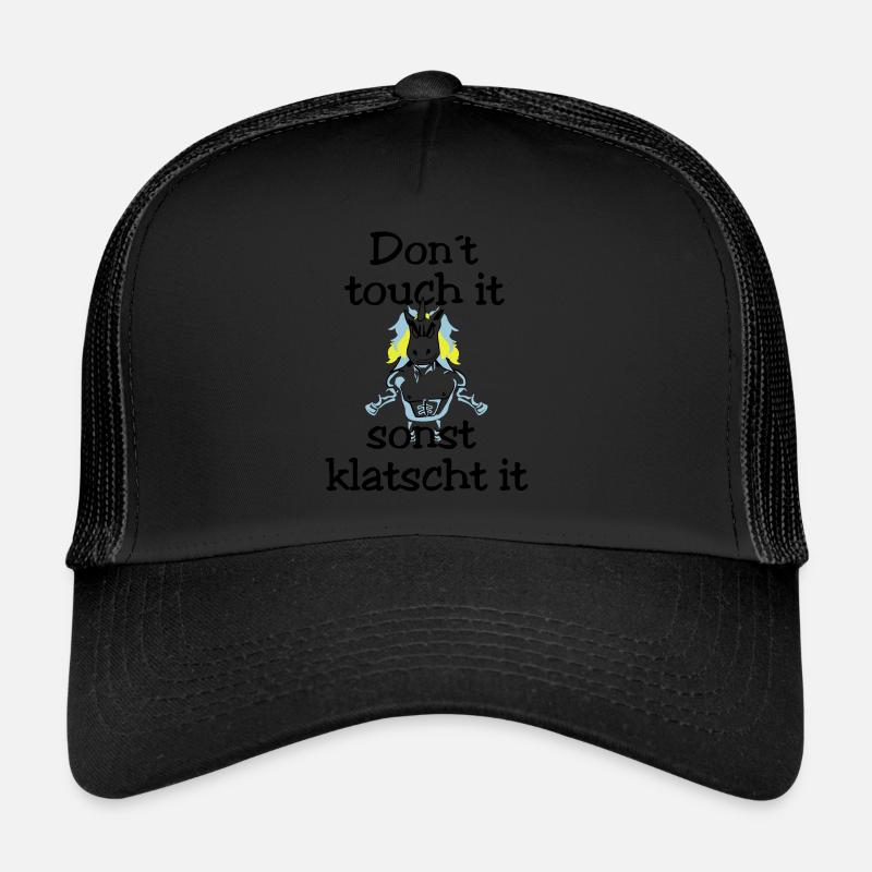 dont touch it Unicorn Trucker Cap