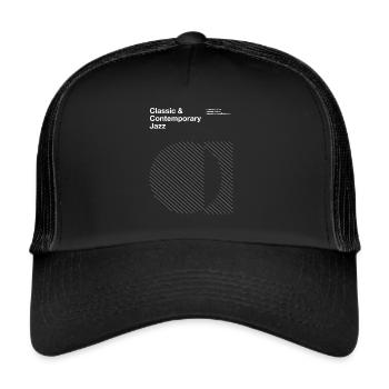 Bauhaus Jazz - Casquette trucker  - noir/noir - Devant