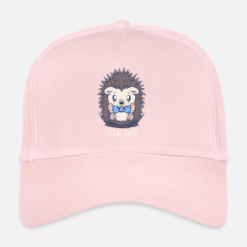 Lookin Sharp Dapper Hedgehog Trucker Cap