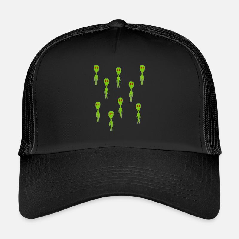 aliens - Trucker Cap - black/black