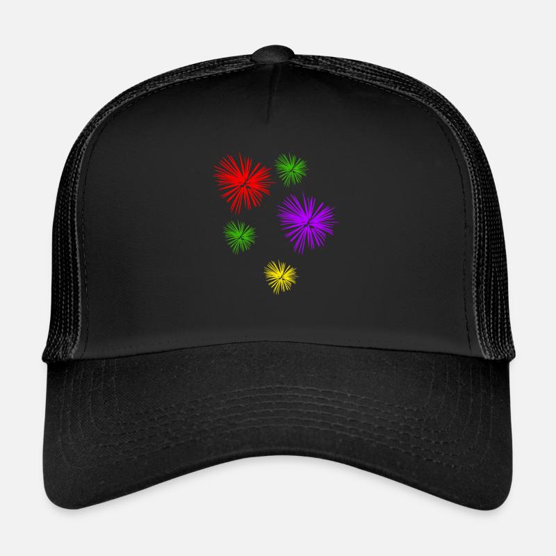 feu d'artifice Casquette trucker 