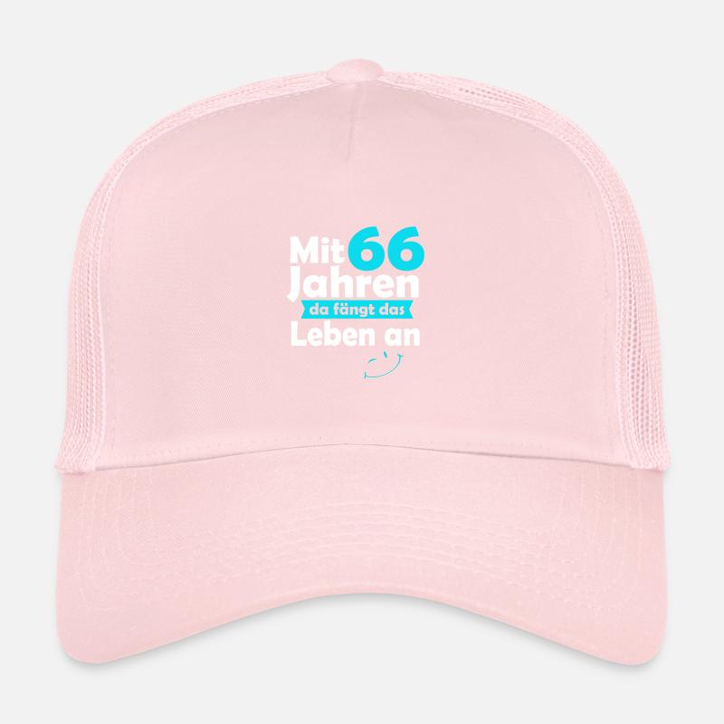 À 66 ans, la vie commence - 66 Casquette trucker 