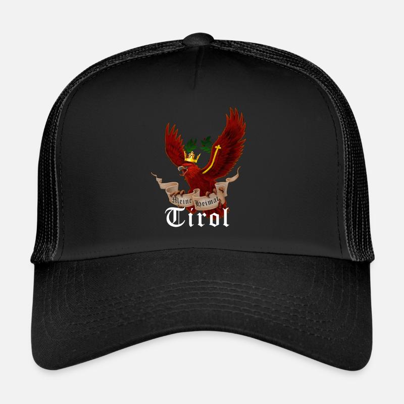 Tyrolean eagle with banner My home Tyrol Trucker Cap