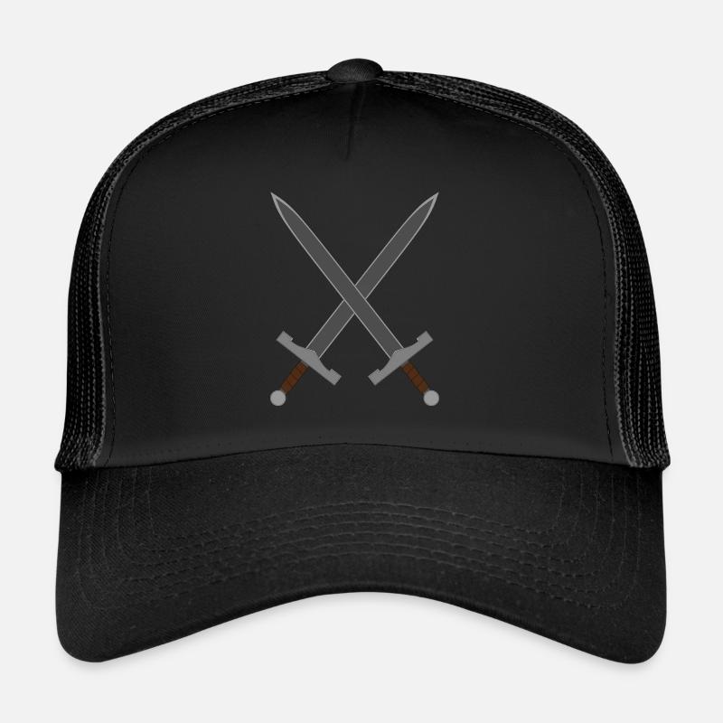épées croisées Casquette trucker 