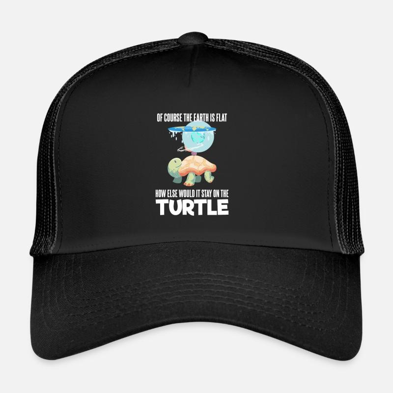 Flache Erde Flat Earth Of Course The Earth Is Flat Trucker Cap