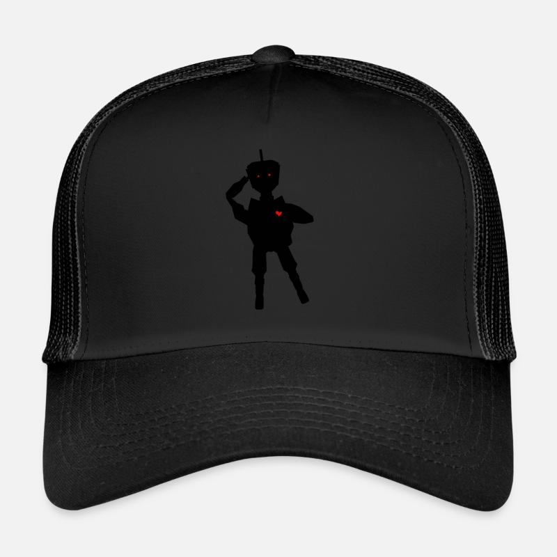 Robots avec cœur Casquette trucker 