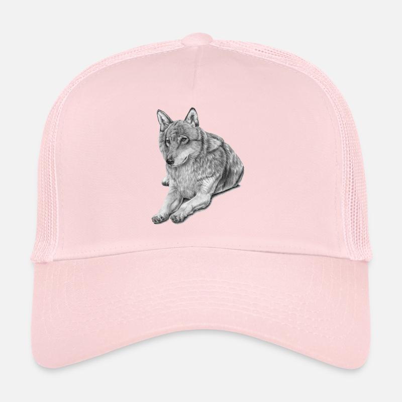 Grey Wolf Trucker Cap