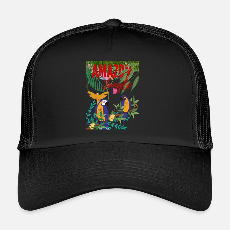 Jungle amazonienne - Casquette trucker - noir/noir